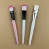 Pincel para máscara cabelo macio silicone pincel para máscara argila filme aplicador pincel de maquiagem pincel para máscara salão de beleza pincel atacado