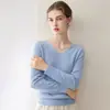 Suéter de cachemira para mujer, nueva colección otoño e invierno, prêt-à-porter premium, suéter de punto con cuello en V 100% cachemira pura, capa interior de moda