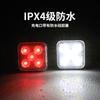 Luz Trasera de Advertencia para Ciclismo de Montaña Equipo de Ciclismo Faro + Luz Trasera de Aleación de Aluminio USB Juego de Luces para Bicicleta