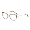 Gafas Ojo de Gato S12037, Efecto Adelgazante para Rostros Cuadrados y Redondos, Monturas de Gafas Súper Elegantes, Cómodas para Todos los Tipos de Rostro, Aspecto Natural