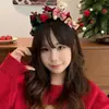 Pasador Decorativo Lindo Navideño Accesorios para el Cabello Femenino Versátil Pinza para Flequillo de Lazo Pinza Lateral Diadema Creativa para Niños