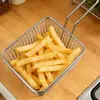 Cesta para freír de restaurante, Red para filtrar aceite, Red cuadrada para filtrar aceite, Colador de malla, Cesta para papas fritas, Cesta para freír papas fritas y alitas de pollo de restaurante