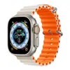 Adecuado para Apple Iwatchs10Se Sports Marine Silicona S11 Bloques de Color Hebilla de Pin de Doble Hebilla Correa de Reloj 9Ultra