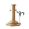 Tablero rascador para gatos, resistente al desgaste, de sisal, con forma de garra de gato, juguete Xiao Mao, palo de juguete para gatos, marco de escalada para gatos con autodescarga integrado
