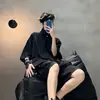 Traje Casual Deportivo de Lino Imitación para Hombre, Conjunto de Dos Piezas de Manga Corta y Shorts de Marca de Verano de Alta Gama, Conjunto Completo Fresco y Elegante