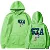Tamanho Europeu Transfronteiriço Tendência Novo Rapper Sza Estampado Moletom com Capuz Masculino