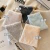 Exquisita Ropa Interior de Encaje Coreano para Niña de Algodón Puro de Cintura Media Cómoda y Transpirable Algodón Antibacteriano Calzones con Entrepierna Extendida