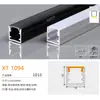 Canal de Aluminio para Luz Lineal LED al por Mayor del Fabricante, Luz Lineal con Borde, Canal de Luz de Aleación de Aluminio, Perfil de Canal de Aluminio para Luz Lineal