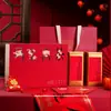 Caja de Empaque para Té Negro Jiugongge Caja de Regalo Vacía Personalizada Dahongpao Jinjunmei Caja de Regalo de Media Libra Caja Vacía