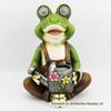 Quanzhou Huayang sapo decoração criativa artesanato de resina lâmpada solar para pátio externo decorações de animais para casa