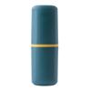 Estuche de Almacenamiento para Cepillo de Dientes de Viaje Set Portátil de Taza para Lavar Tubo de Pasta de Dientes Tanque de Pasta de Dientes Taza para Enjuague Bucal Cubo para Cepillo de Dientes