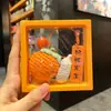Colgante de peluche tejido a crochet cosas buenas suceden lana tejida a mano Caqui bueno Caqui suceden llavero para bolso accesorios pequeños
