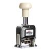Deli 7506 Máquina numeradora automática sello digital ajustable de fecha de 6 dígitos