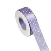 Cinta de poliéster personalizada de lunares 2 cm lazo para caja de regalo accesorio para el cabello impreso cinta para accesorio de ropa certificada de fábrica de Disney