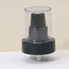 Venta al por mayor de Cabezales de Bomba Farmacéuticos y Cosméticos Negros en Stock, Cabezales de Bomba Cosméticos Hechos de Plástico PP, Cabezales de Bomba de Vacío Tipo Prensa