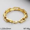 La moda no se desvanece acero de titanio acero inoxidable costura pulsera de cadena japonesa combinable moderno acero de titanio joyería cadena accesorios