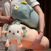 Almohada de Pierna de Animal de Dibujos Animados, Almohada de Dinosaurio, Almohada de Pierna para Niña para Dormir con Muñeca, Almohada para Dormir Individual en la Cama