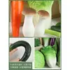 Modelo de vegetal de simulação PU pimenta alface repolho chinês berinjela cebola cogumelo brócolis modelo de adereços decoração de sala