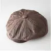 Gorra Plana Octagonal Elástica de Color Sólido Delgado, Gorra de Periodista Versátil Casual Unisex que Hace que la Cara se Vea Más Pequeña, Gorra con Visera Delantera