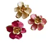 Broche de Flor de Esmalte de Moda Retro, Broche de Metal Esmaltado de Alta Gama, Accesorio Elegante y Versátil de Otoño e Invierno para Mujeres