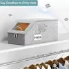 Caja de Almacenamiento Multifuncional para Gorras Amazon, Gran Capacidad, Caja Plegable de Almacenamiento para Gorras de Béisbol con Tapa, Caja con Cremallera a Prueba de Polvo