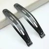 Clip de BB negro grande y grueso para mujer, clip de palabra esmerilada, clip de flequillo, clip lateral, horquilla para el cabello femenina, clip de placa de salto
