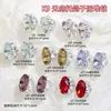 K9 Transparente de Color Huevo de Paloma para Uñas con Pedrería al por Mayor Super Brillante Hielo Transparente Ovalado Accesorios de Pedrería para Uñas