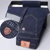 Jeans Masculino Reto Solto de Alta Elasticidade Espesso para Primavera e Verão, Item Popular de E-commerce Transfronteiriço para Transmissão ao Vivo