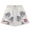 Shorts de Basquete de Verão para Homens, Estilo Americano, Acima do Joelho, Caimento Solto, Casual, Moderno, Respirável, Secagem Rápida, Shorts de Treino