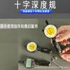 Purisheng Calibrador de Profundidad para Tornillo Ranura Cruzada Ph0Ph1Ph2Ph3Ph4 0# 1# 2# 3# 4# Universal Americano