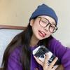 Comercio Exterior 60g Color Puro Logo Personalizado Gorro Tejido Otoño e Invierno Prueba de Frío Gorro Frío Gorro Cálido Versátil Gorro Pulóver para Mujer