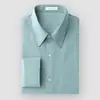 Camisa de Rayas de Fibra de Bambú para Hombre Manga Larga Primavera 2026 Nueva Casual de Negocios Alta Gama Sin Planchar