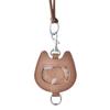 Amor Cuero Cabeza de Gato Bolsa Pequeña Monedero Llave Collar Colgantes Adornos Femenino Nicho Diseño Único Accesorios Cadena Lana