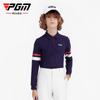 Roupas de golfe infantis PGM Camiseta de manga comprida para meninos primavera e verão roupas de golfe para jovens Roupa esportiva roupa infantil