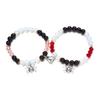 Pulseira Elástica Ajustável com Contas Quente de Vendas Transfronteiriça para Casal Halloween Aranha Morcego Amor Ímã de Sucção Pulseira
