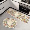 Alfombrillas de Cocina de Lujo Ligero de Barro Diatómico, Alfombrillas Absorbentes de Aceite y Resistentes a Manchas, Set de Alfombrillas Largas Resistentes a Manchas y Fáciles de Limpiar para Cocina y Alfombrillas