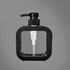 Nueva Botella Dispensadora Transparente, Botella Dispensadora de Desinfectante de Manos para Baño, Botella de Plástico con Presión, Botella Vacía Dispensadora de Loción Visual