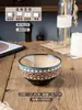 Cuenco de Arroz Cerámico de Alta Apariencia, Vajilla Cerámica para el Hogar, Pequeño Cuenco Creativo Pintado a Mano, Color Bajo Esmalte Personalizado para Postre