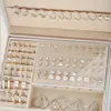 Conjuntos de Joyería Retro Más Vendidos Transfronterizos Europeos y Americanos, Joyería de Aleación con Perlas de Imitación, Conjuntos de Joyería de Collar y Aretes de Gama Alta
