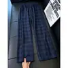 Nuevos pantalones casuales retro estilo americano, unisex, para primavera y otoño, corte holgado, diseño simple de pierna ancha, estilo moderno color-block