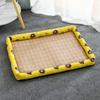 Nido de verano para gatos, nido fresco, tapete de ratán para gatos, caseta para perros medianos y pequeños, cama de peluche para mascotas, nido de hielo, suministros para gatos