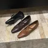 Zapatos de tacón alto Mary Jane para mujer Zapatos de celebridad de Internet francesa Zapatos con plataforma interior Otoño 2025 Nuevos Zapatos pequeños de cuero con tacón de cuña