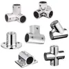 Acessórios para Tubos de Aço Inoxidável 316 Polimento Cotovelo T Tê Quadrado Suporte para Tubo Redondo Base Flangeada Suporte para Tubo Quadrado e Redondo