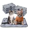 Pañales para orina de mascotas, impermeables y lavables, absorbentes y gruesos, adecuados para el entrenamiento de mascotas, jaulas para perros pequeños