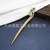 Simples Antigo Imitação Verde Sândalo Hairpin Acessórios Antigos para o Cabelo Vintage Sândalo Hairpin De Madeira Simples Novo Estilo Chinês Hairpin