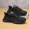 Zapatos Deportivos Casuales de Malla Transpirable para Hombre, Verano Nuevo, Zapatos de Cuero para Hombre, Zapatos de Correr de Suela Gruesa de Moda para Joven, Zapatos para Hombre