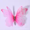 5cm Dupla Camada Estéreo Tule de Fada Asas de Borboleta Feito à Mão DIY Grampo de Cabelo Antigo Acessórios para Penteado Material para Pin Shooting