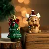 Enfeite de Mesa Papai Noel Decorações de Natal Cenário Enfeite Boneco de Neve Brinquedo Presente para Crianças