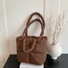 Nueva Bolsa de Axila 2025 para Mujer, Gran Capacidad, Almohada Suave Rellena de Algodón, Bolsa para Ropa de Algodón, Bolso Tote Versátil de Hombro y de Mano