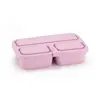 Processamento de Fábrica de Marmitas Divididas de Grau Alimentício, Marmitas de Separação de Refeições Seguras para Micro-ondas, Marmitas Bento de Silicone, Customização de Moldes
